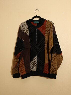 Tundra Canada Multicolor Thick Knit Pullover Sweater (XL)